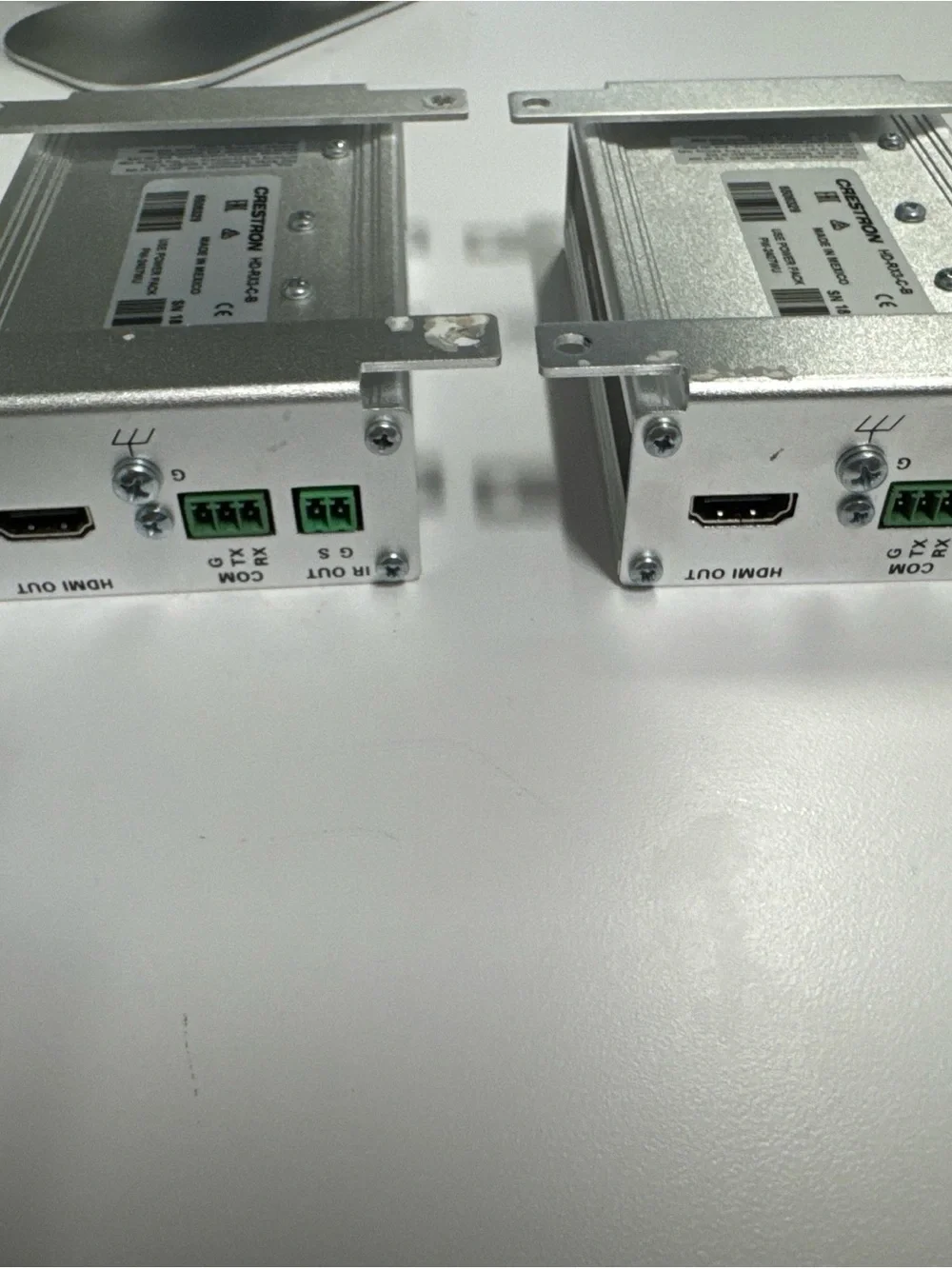 Creston HDMI/HDBaseT Receiver in Silver and Black